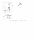Electric Starter Diagram and Parts List for 44Q777-0025-E1  Briggs and Stratton Engine